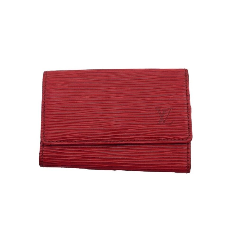 LOUIS VUITTON Key holder Red Women M63817 Authentic secondhand